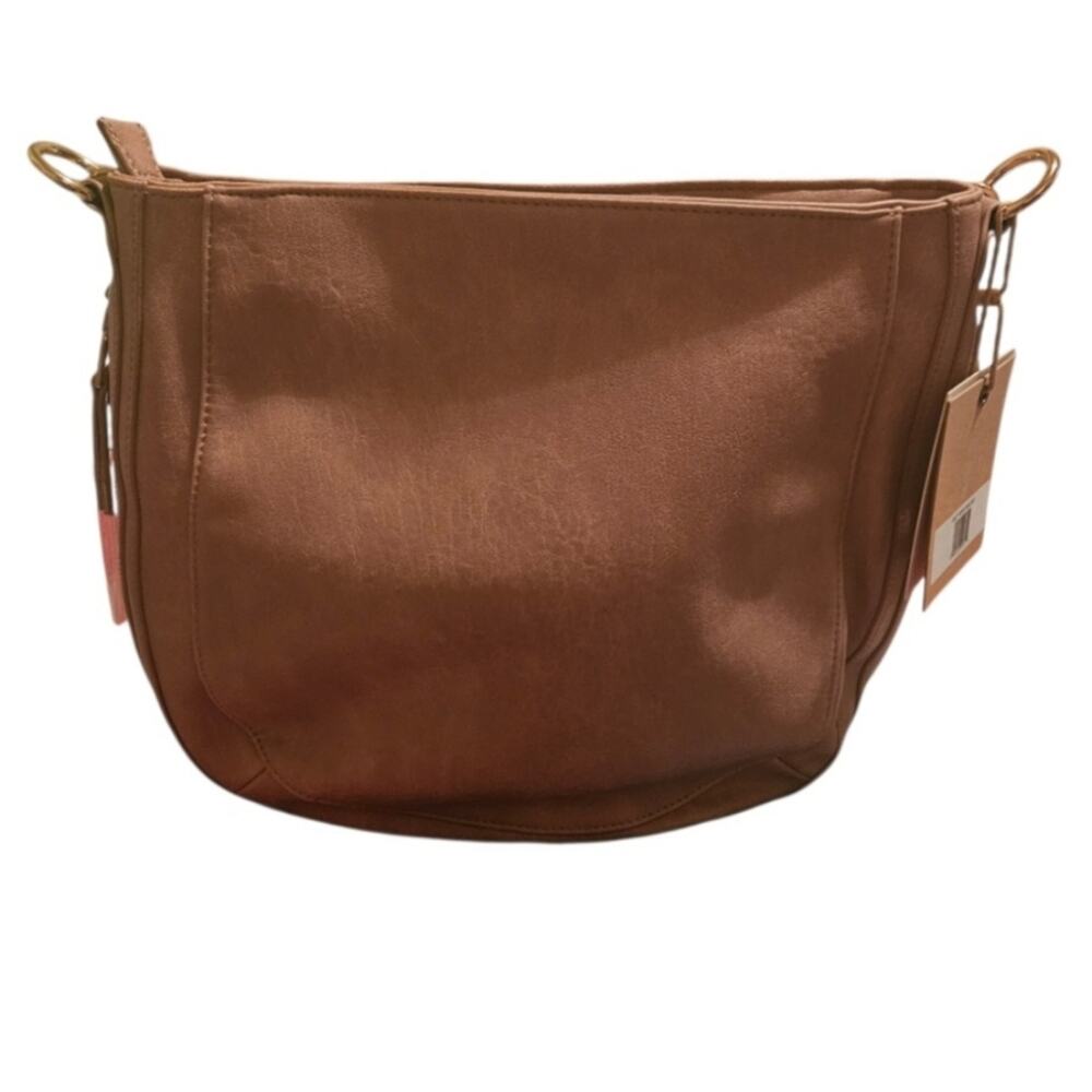 NWT Miztique Elegant Brown Women's Bag, Shoulder Strap Included, Medium Size